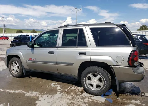 2002 Chevrolet Trailblazer from USA, damaged, VIN 1GNDT13S722206202